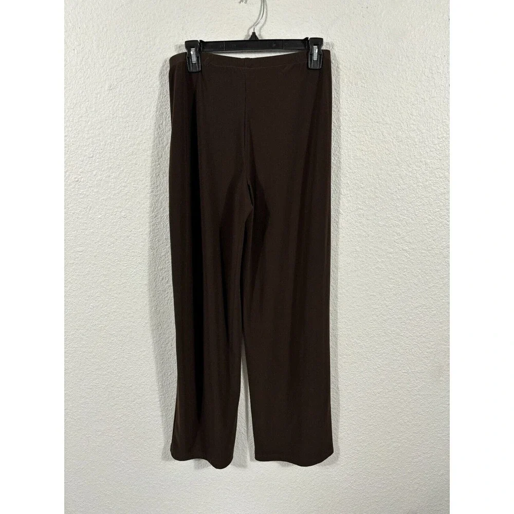 Joseph Ribkoff Pants Women’s Size‎ 12 Stretch Ponte Knit Solid Brown